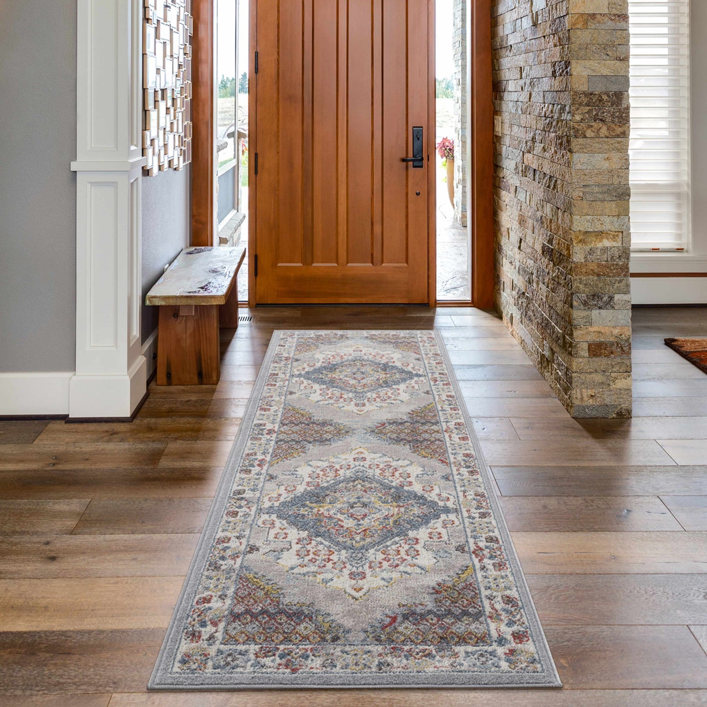 Haymond Area Rug - Traditional Style, Medium Pile, Machine-Woven in Turkey, Perfect for High Traffic Areas-5