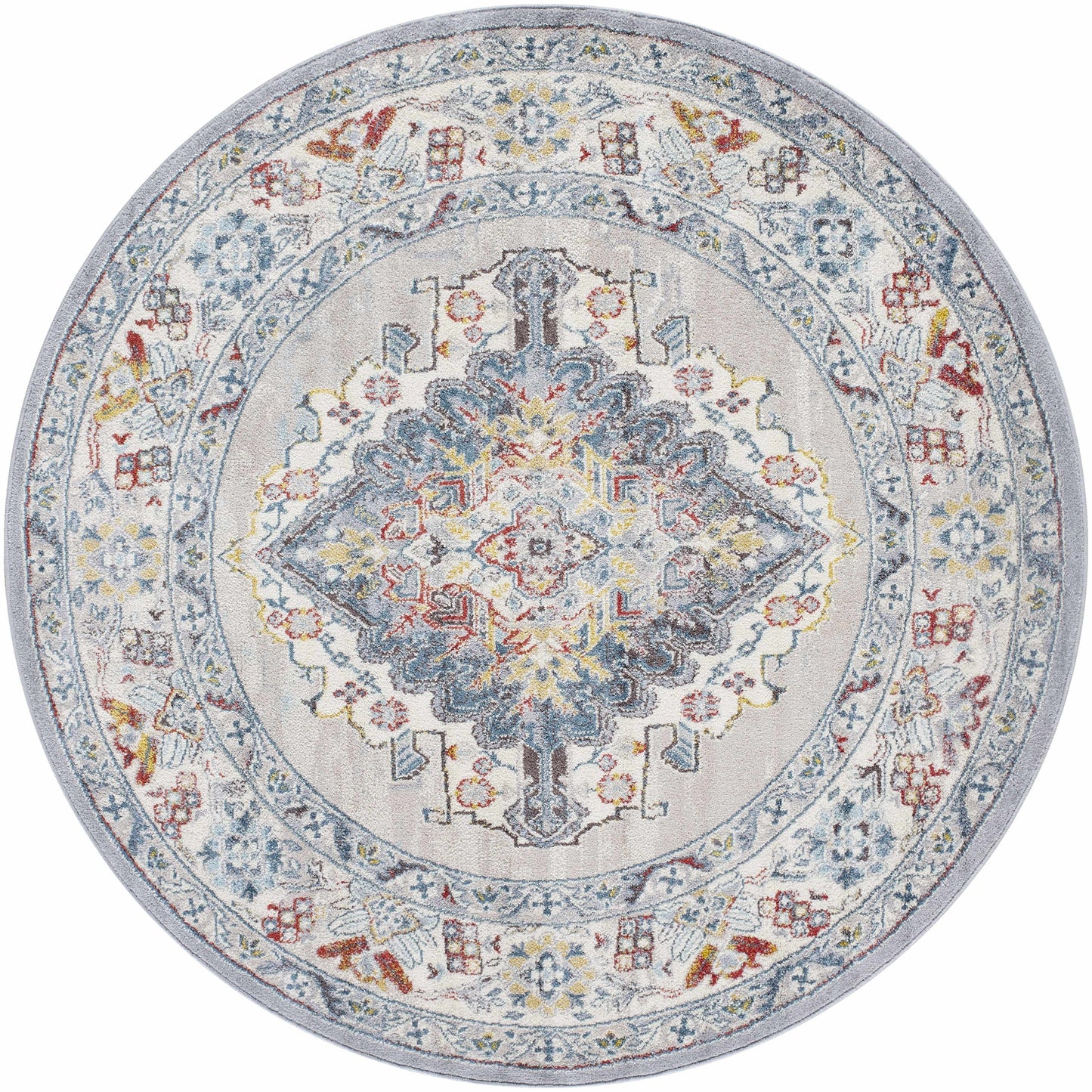 Haymond Area Rug - Traditional Style, Medium Pile, Machine-Woven in Turkey, Perfect for High Traffic Areas-7