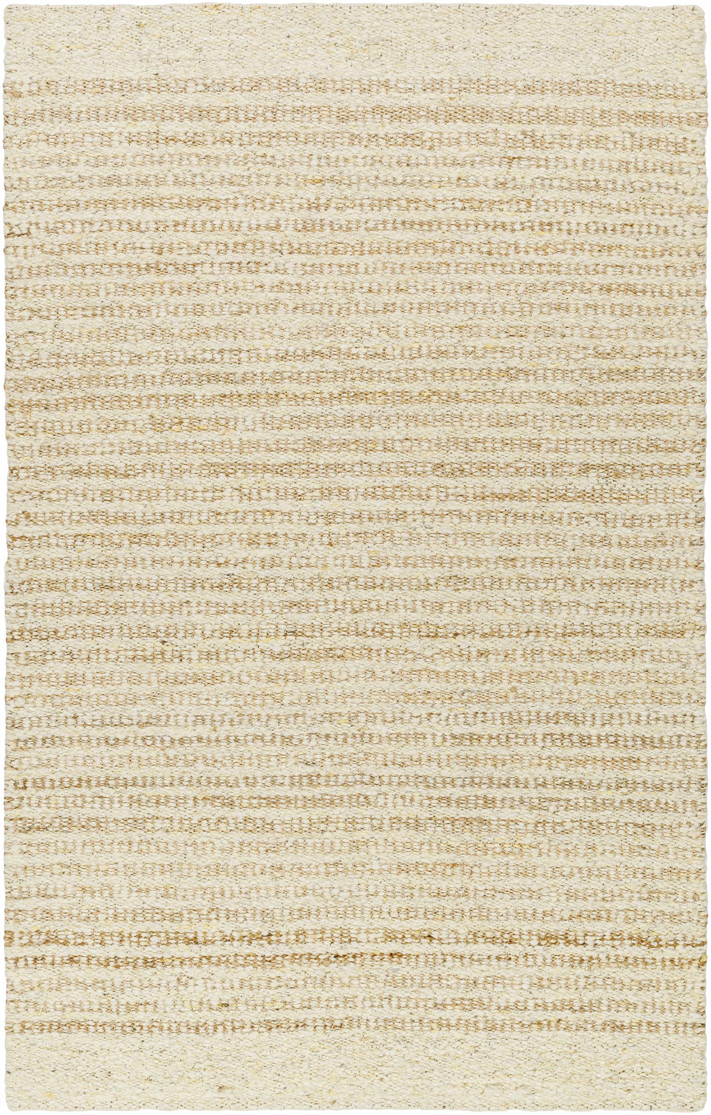Yaron Area Rug - Hand-Woven Wool & Jute Rug, Durable No Pile Design, Transitional & Traditional Styles-1