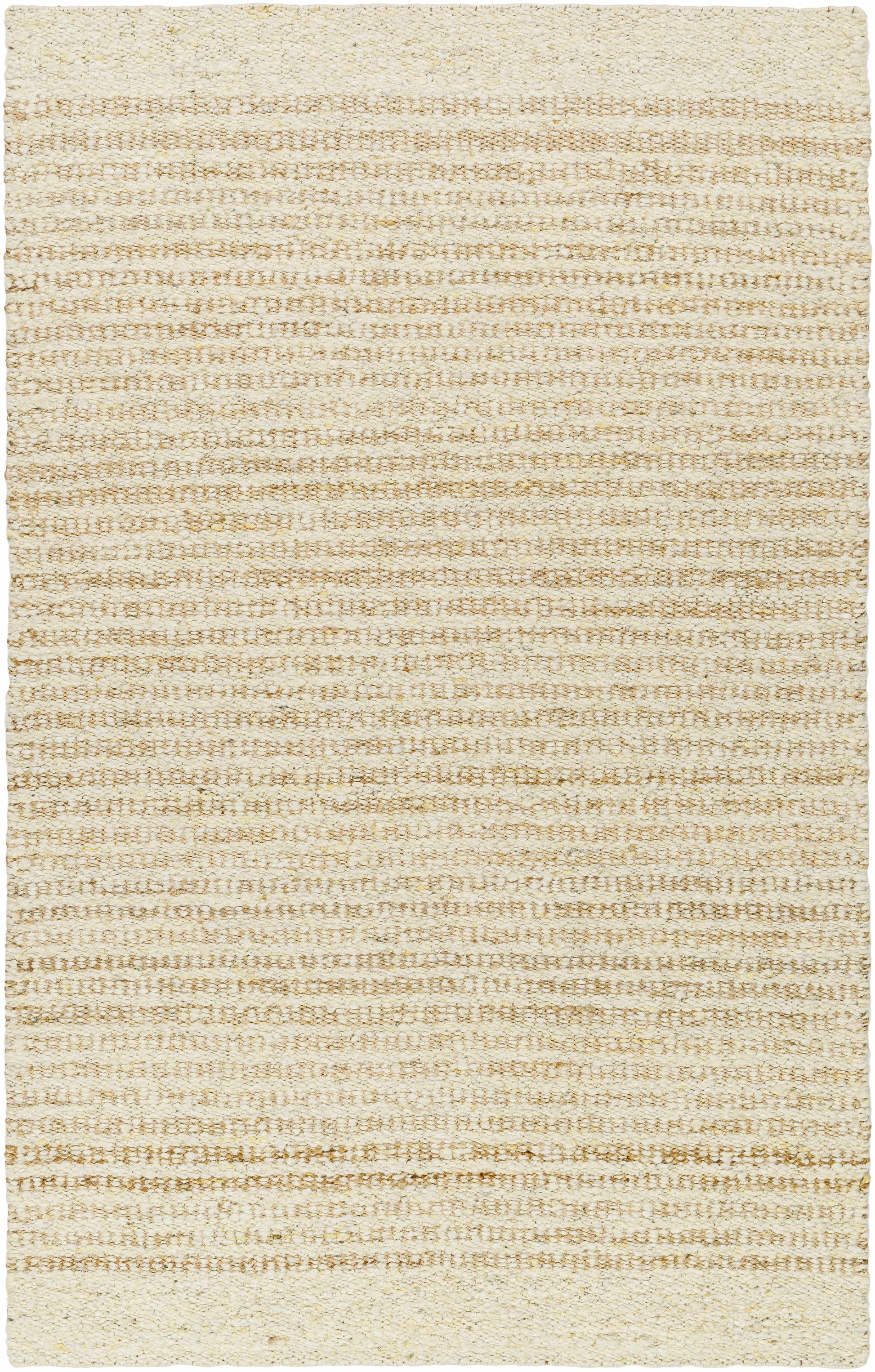 Yaron Area Rug - Hand-Woven Wool & Jute Rug, Durable No Pile Design, Transitional & Traditional Styles-1
