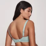 Sheer Embroidery Balconette Bra Laurel - Captivating Mint Green Bra by Dalia
